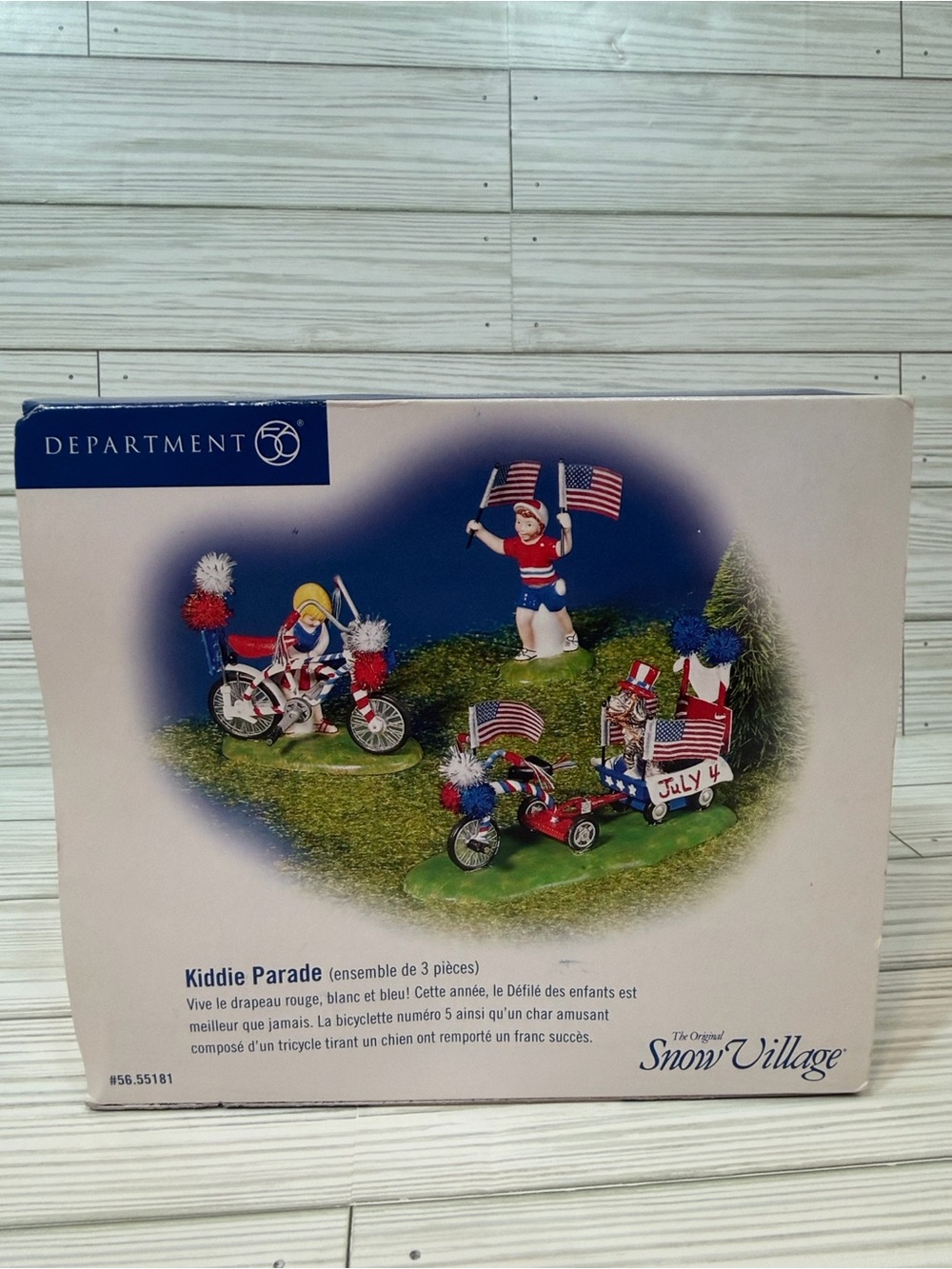 Department 56 July 4th "Kiddie Parade" - Picture 10 of 10
